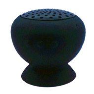 Mini Wireless Mushroom Design Silicone Suction Waterproof Speakers - Black N2