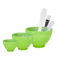 Appearus Facial Mask Mixing Bowl Set (Light Green)