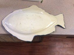Greenwald Blue Baking Fish / Serving Tray/ Candy Tray N3