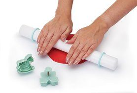 2 4 6mm Pack Of 3 Sweetly Does It Silicone Rolling Pin Rings N2
