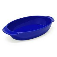 Chantal 93A-OV36T RR Classic Oval Baking Dish, 14 by 10 by 2.75-Inch, True Red N2