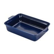 Anolon Vesta Stoneware 9-Inch x 13-Inch Rectangular Baker, Persimmon Orange N7