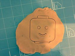 Lego Head Cookie Cutter N2