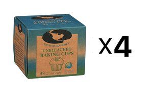 Beyond Gourmet Large Unbleached Baking Cup, 2 1/2 inch - 48 per pack -- 6 packs per case.