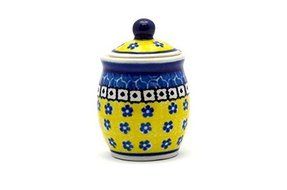 Polish Pottery Miniature Jar - Sunburst