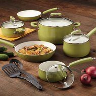 Paula Deen Savannah Collection Aluminum Nonstick 5.5-Quart Covered Casserole, Red N12