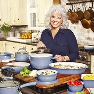 Paula Deen Savannah Collection Aluminum Nonstick 5.5-Quart Covered Casserole, Red N13