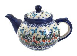 Polish Pottery Garden of Eden Teapot