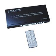 J-Tech Digital &reg; HDMI 1.4 Switch Switcher Box Selector 3 In 1 Out HDMI Audio Extractor Splitter with Optical SPDIF... N12