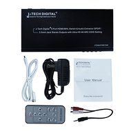 J-Tech Digital &reg; HDMI 1.4 Switch Switcher Box Selector 3 In 1 Out HDMI Audio Extractor Splitter with Optical SPDIF... N16
