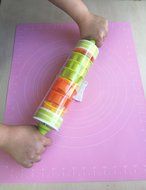 NEW JJMG Non-Stick Rolling Silicone Rubber Baking Mat for Cookies, Pasta, Pizza, Cakes and Pastries with Measurements... N4