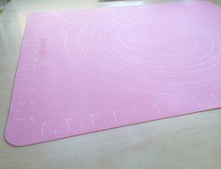 NEW JJMG Non-Stick Rolling Silicone Rubber Baking Mat for Cookies, Pasta, Pizza, Cakes and Pastries with Measurements... N6