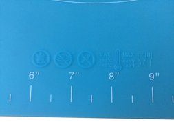 NEW JJMG Non-Stick Rolling Silicone Rubber Baking Mat for Cookies, Pasta, Pizza, Cakes and Pastries with Measurements... N8