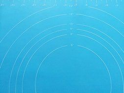 NEW JJMG Non-Stick Rolling Silicone Rubber Baking Mat for Cookies, Pasta, Pizza, Cakes and Pastries with Measurements... N10