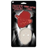 Freddy vs Jason Plastic Cookie Cutters -2 Pack Set