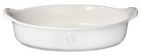 Emile Henry Made In France HR Modern Classics Oval Baker, 14.2 x 9.4&quot;, Blue N4