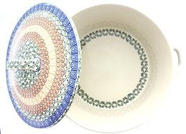 Polish Pottery Athena Round Covered Baker