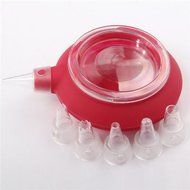 AUCH Large Silicone Macaron Pastry Cream Cake Muffin Baking Decorating Decomax Pen with 6 Nozzles/Tips Set Kit...