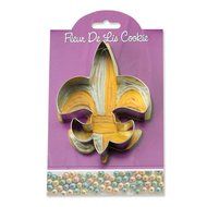 Fleur de Lis Cookie and Fondant Cutter - Ann Clark - 4.6 Inches - US Tin Plated Steel