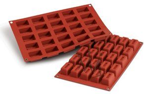 Professional Silikomart Uniflex Small Lingotto Silicone Mold Baking Pan