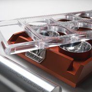 Atlas Made in Italy Ravioli Tablet Pasta Maker, Red, Makes 10 Raviolis, 10-Year Warranty N2