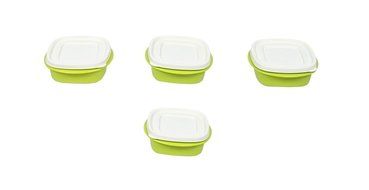 Cutting Edge Snap Tight, 335ml, Set Of 4, Trendy Green