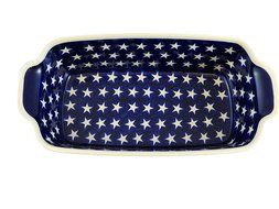 Polish Pottery Rectangular Baker Loaf Pan 9 x 5 x 2.5 N2