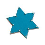 Star of David Cookie and Fondant Cutter - Ann Clark - 4.6 Inches - US Tin Plated Steel N2