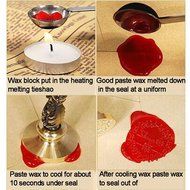 V-EWIGE Investigation Corps Retro Wax Seal Single Chapter Wood Color New N2