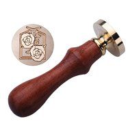 V-EWIGE Investigation Corps Retro Wax Seal Single Chapter Wood Color New N8