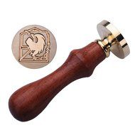 V-EWIGE Investigation Corps Retro Wax Seal Single Chapter Wood Color New N10