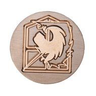 V-EWIGE Investigation Corps Retro Wax Seal Single Chapter Wood Color New N11