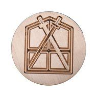 V-EWIGE Investigation Corps Retro Wax Seal Single Chapter Wood Color New N13