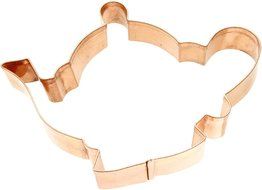 Old River Road Teapot Shape Cookie Cutter, Copper