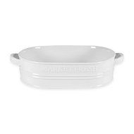 Everyday White by Fitz and Floyd Bistro White "Market Fresh" Casserole