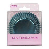 Light Blue Foil Cupcake Cases N2