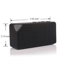 Sunseai Wireless Mini Bluetooth Seapker Water Cube Small Mini Stereo Wireless Bluetooth Speaker -Black