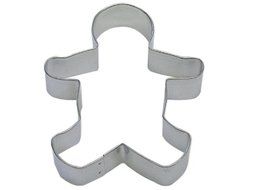 R&amp;M Gingerbread Boy 5&quot; Cookie Cutter in Durable, Economical, Tinplated Steel