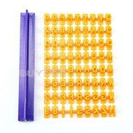 Buytra Alphabet Number &amp; Letter Cookie Biscuit Stamp Embosser Cutter Fondant DIY Tool N2