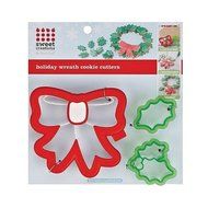 Sweet Creations Holiday Wreath Cookie Cutter 3-piece Set