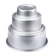 Euone 4/6/8&#039;&#039; Aluminum Alloy Non-stick Round Cake Baking Mould Pan Bakeware Tool SAP (6 inch) N3