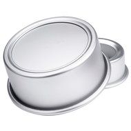Euone 4/6/8&#039;&#039; Aluminum Alloy Non-stick Round Cake Baking Mould Pan Bakeware Tool SAP (6 inch) N4