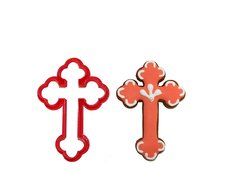 Budded Cross Cookie Cutter