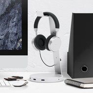 Satechi Aluminum USB Headphone Stand Holder with Three USB 3.0 Ports and 3.5mm AUX port - Suitable For All Headphone... N10