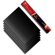 SEAAN 5 Pieces Set BBQ Grill Sheets Mats, 100% Non Stick Safe, Extra Thick, Reusable and Dishwasher Barbecue Grilling...