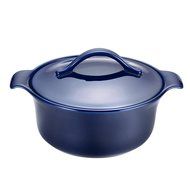 Anolon Vesta Stoneware 2-1/2-Quart Round Casserole, Paprika Red N13