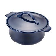 Anolon Vesta Stoneware 2-1/2-Quart Round Casserole, Paprika Red N17