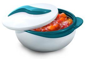 Pinnacle RED Serving Salad/ Soup Dish Bowl - Thermal Insulated Bowl with Lid -Great Bowl for Holiday, Dinner and... N2