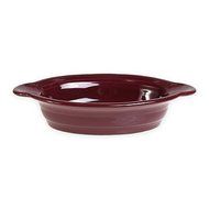 Fiesta Ceramic Oval Individual Casserole Dish 17 oz. in (Claret) N2