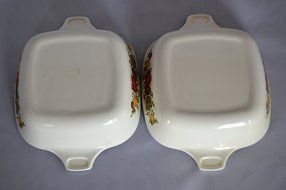 Set of 4 - Vintage Corning Ware " Spice of Life " Individual Casseroles - P-41-B 1 3/4 Cup Petites N3